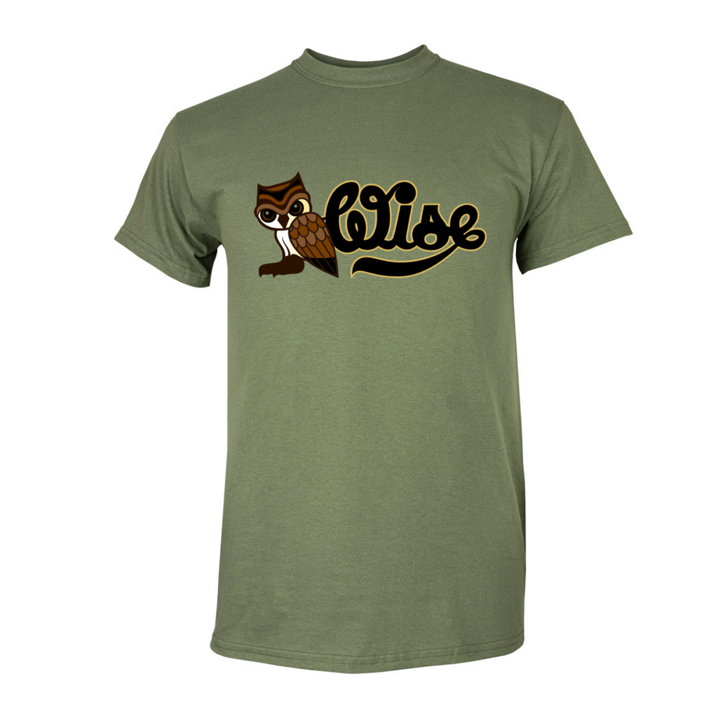 Wise Owl T (Olive Green)